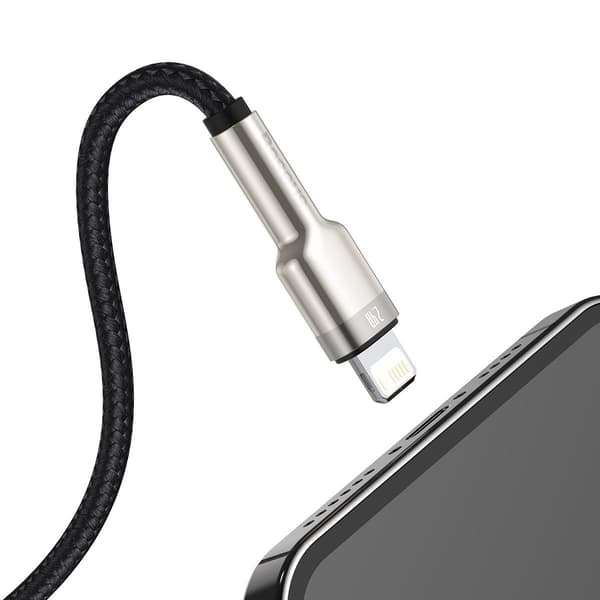 Baseus Cafule USB til Lightning-kabel, 2.4A, 1m (sort)