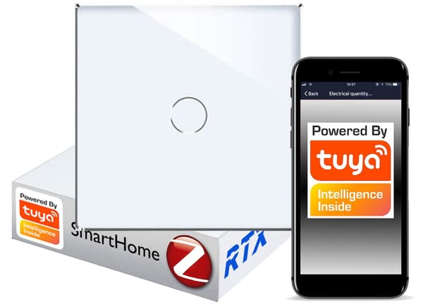 Pekbrytare 1 krets ZigBee TUYA RTX SH# utan N