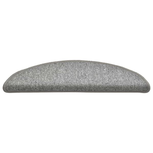 vidaXL trappemåtter 30 stk. lysegrå 56x17x3 cm