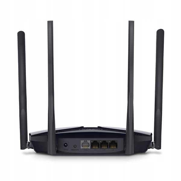 Mercusys MR70X -reititin, Wi-Fi 6, 1775 Mbps, musta
