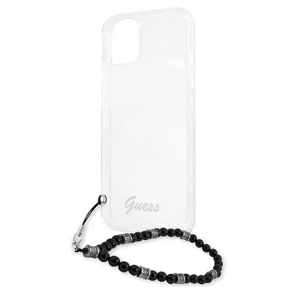 Guess GUHCP13SKPSBK iPhone 13 mini 5.4 Transparent hårdt cover Sort perlemor