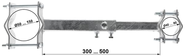 DISTANSKLÄMMA OR-30-50R90-150