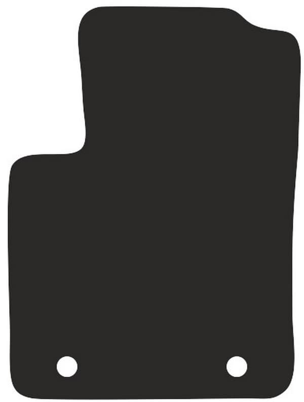 polyamid förarmatta för Ford Ka MK2 hatchback 2008-2012 gummierad förarmatta