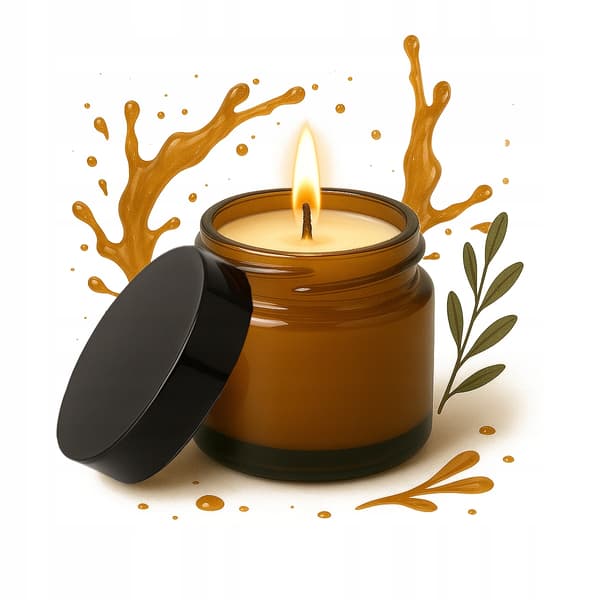 Lasipurkki RUSKEA 30 g Cream Balm Cosmetics -voidetta varten