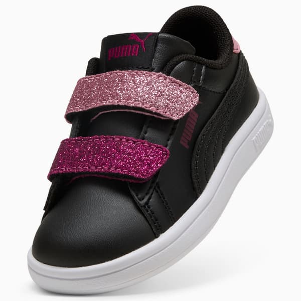 Puma SMASH 3.0 L GLITTER VELCRO V INF børnesko sort 39561007 r 27
