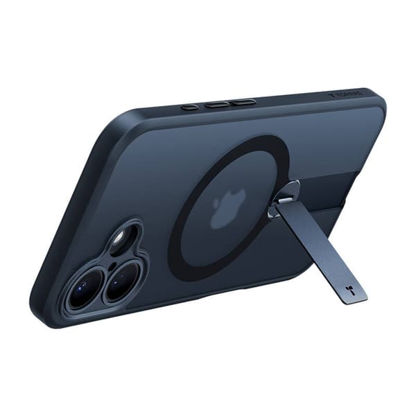 Torras Pstand Spin-cover til iPhone 16 Plus (sort)
