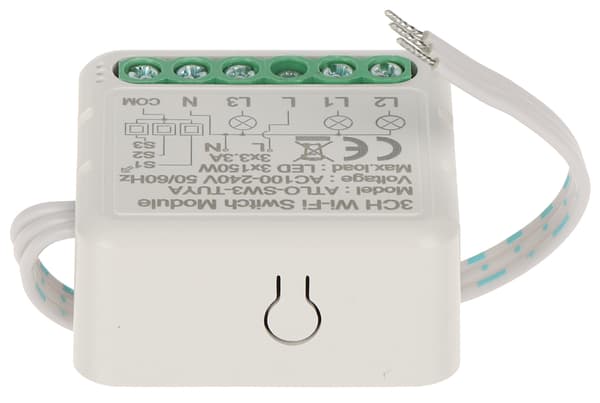 ATLO-SW3-TUYA Wi-Fi, Tuya Smart TRIPLE INTELLIGENT LED LYS CONTROLLER
