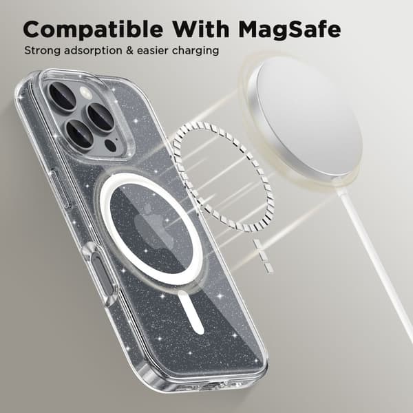 TECH-PRECT FLEXAIR HYBRID MAGSAFE IPHONE 16 PRO MAX -KIMALLEVALLA SUOJALAITTEELLA
