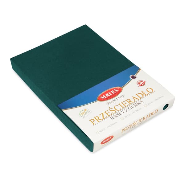 Jerseylakan 110/120x190/200 PREMIUM Mörkgrönt