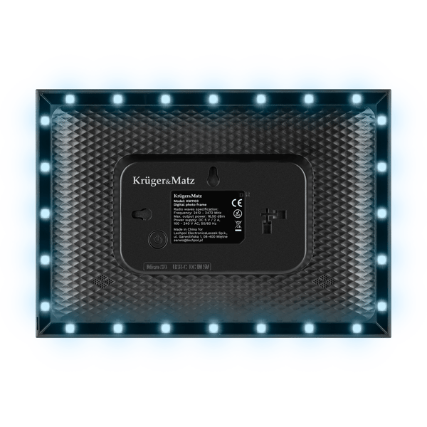 Kruger&Matz FRAMEO WiFi 10,1" digitaalinen kuvakehys taustavalolla