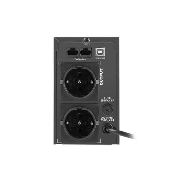 Armac OFFICE LINE-INT 2X SCHUKO O/650F/LCD UPS nødstrømforsyning