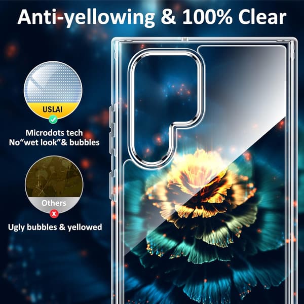 SAMSUNG GALAXY S22 ULTRA 6.8" LÄPINÄKYVÄ SILIKONISUOJA