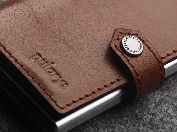 EASY WALLET lavet af Nomad garvet læder, brun
