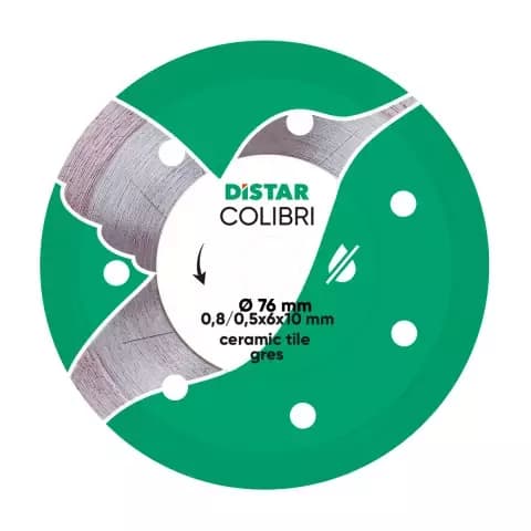 Distract Colibri diamantblad 75 x 0,8 x 6 x 10H