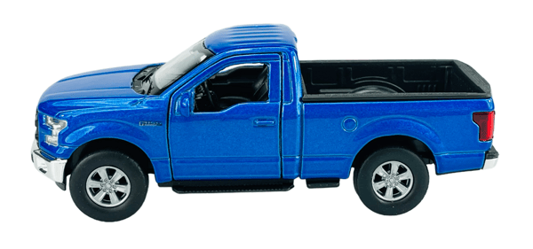 WELLY 2015 FORD F-150 REGULAR CAB BLÅ 1:34 43701
