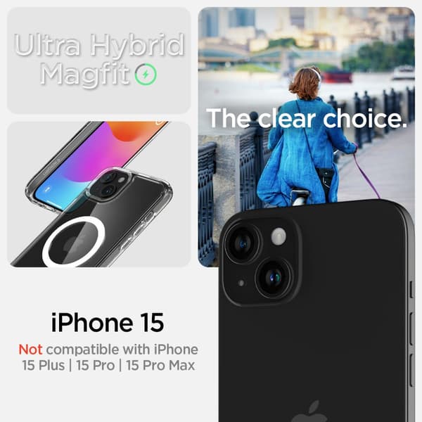 SPIGEN ULTRA HYBRID MAGSAFE IPHONE 15 VIT