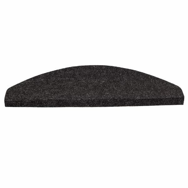 vidaXL selvklæbende trappemåtter 20 stk. sorte 56x17x3 cm
