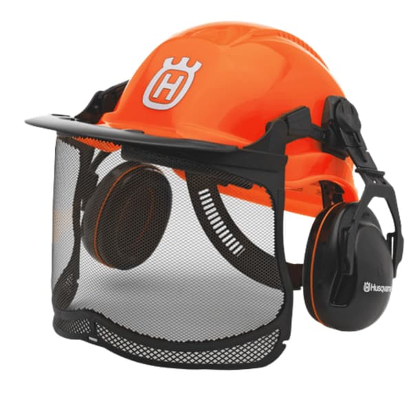 Husqvarna Functional Pro -metsäkypärä kuulonsuojaimilla