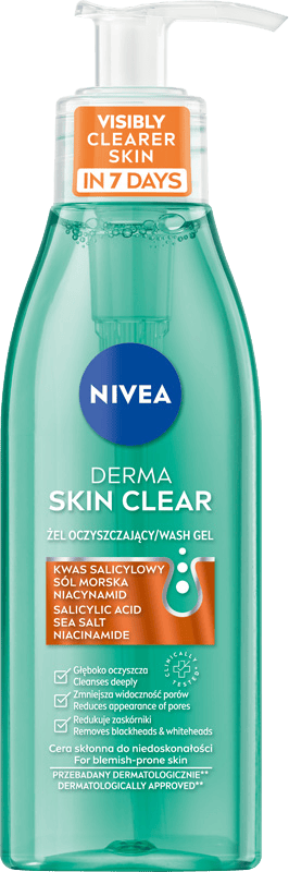 087665 NIVEA Derma Skin Clear puhdistava geeli