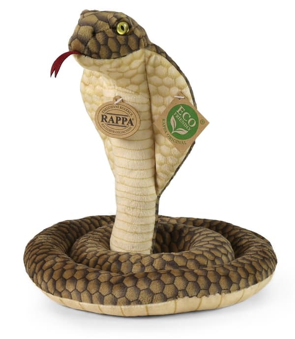 Rappa 242234 Plyschorm Indisk Kobra 127 cm
