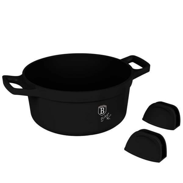 TITANIUMPOTTE 24 cm BERLINGER HAUS BH-1457 SORT ROSA