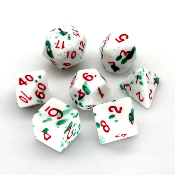 Lohikäärmerokko RPG-noppasetti, 7 noppaa