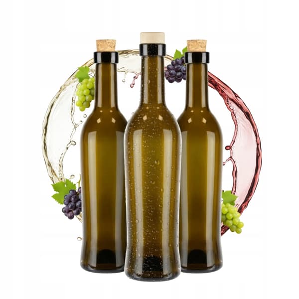 40x TOSCANA glasflaskor 500ml för VIN, LIKÖR, OLIVOLJA