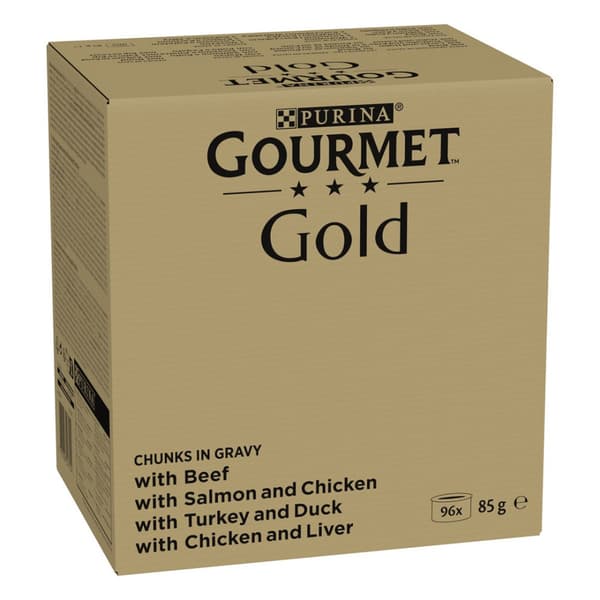 PURINA GOURMET GOLD våtfoder för katter 96x85g