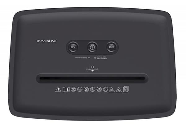 HP ONESHRED 15CC, 20L ljusgrå dokumentförstörare