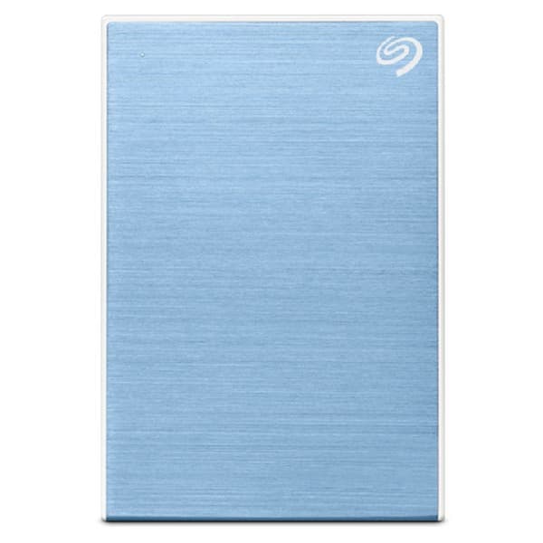 Seagate 5TB One Touch Ekstern HDD USB 3.2 - Lyseblå