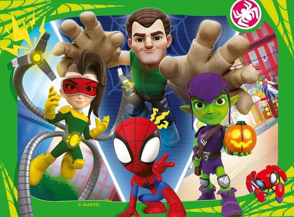Ravensburger - 4-i-1 Puslespil - Spidey og Super-Palmene 1064