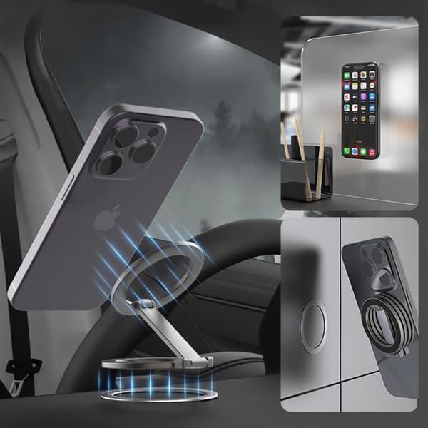 TECH-PROTECT MMR400 MAGNETISK MAGSAFE TELEFONRING SVART