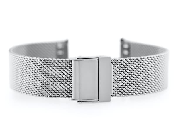 Pacific M6 Armbånd - HQ Mesh - Sølv 16mm