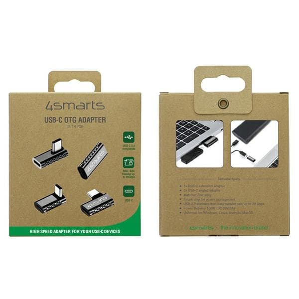 4smarts OTG USB-C -sovitin 4 kpl.540464