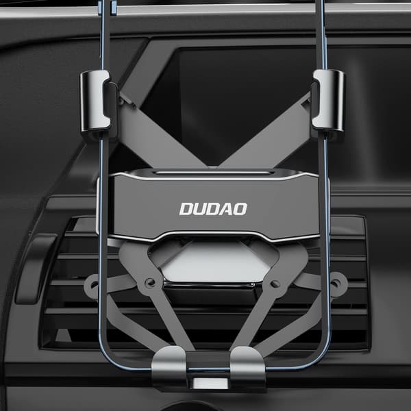 Dudao Gravity -autoteline älypuhelimelle, musta (F11Pro)