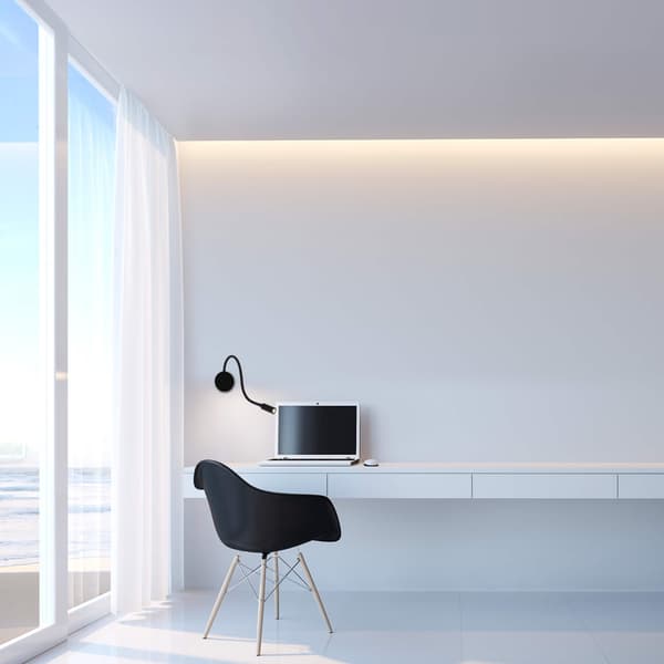 SENISE LED VÆGLAMPE SORT LYS PRESTIGE LP-2021/1W BK