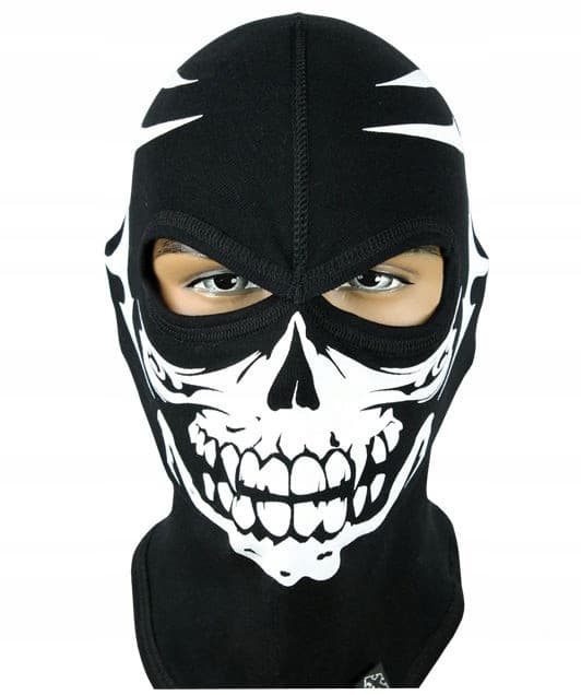 Skull motorcykel elefanthue til damer L XL