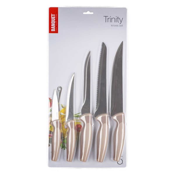 BANQUET TRINITY SET MED 5 KÖKSKNIVAR