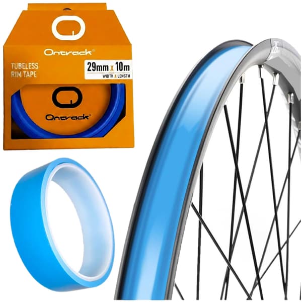 29 mm x 10 m PVC højtryksfælgbånd blåt til 4 hjul