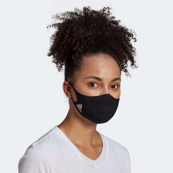 ADIDAS HB5044 3-PACK SVARTA MASKER M/L