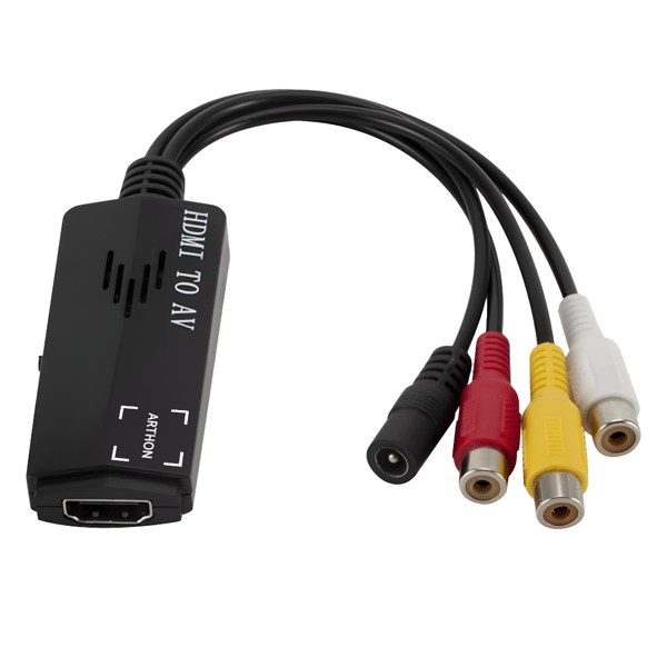 HDMI til AV adapter med 3x female RCA-stik