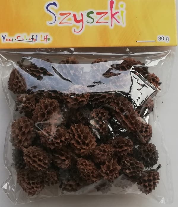 Mini naturlige dekorative kogler 30g