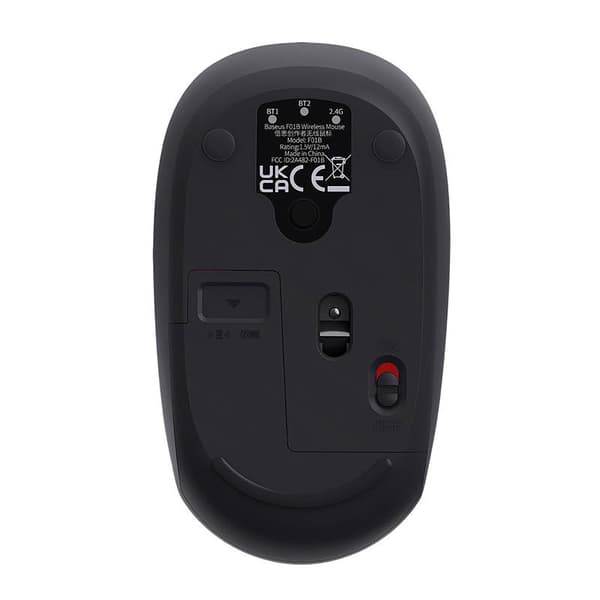 Baseus F01B Tri-Mode 2.4G BT 5.0 Langaton Hiiri 1600 DPI (Harmaa)