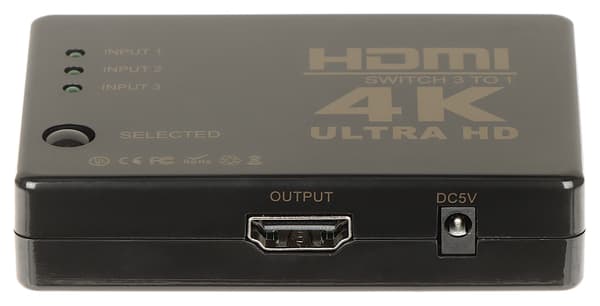 VIDEO-SKIFT HDMI-SW-3/1-IR-4K