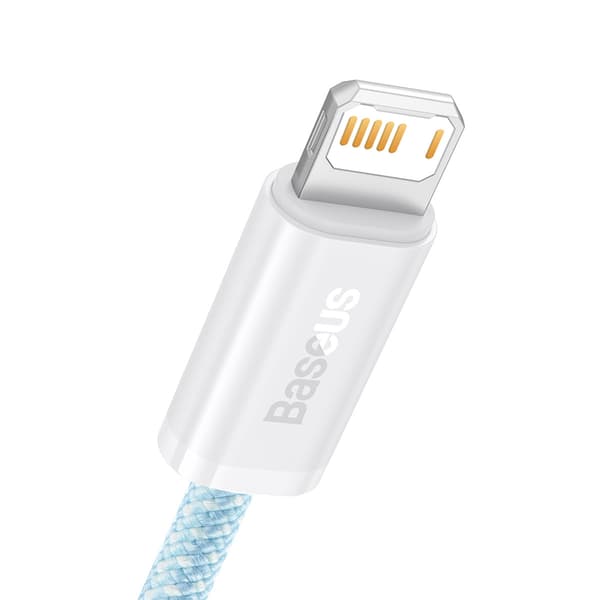 Baseus Dynamisk USB till Lightning-kabel, 2.4A, 1m (blå)