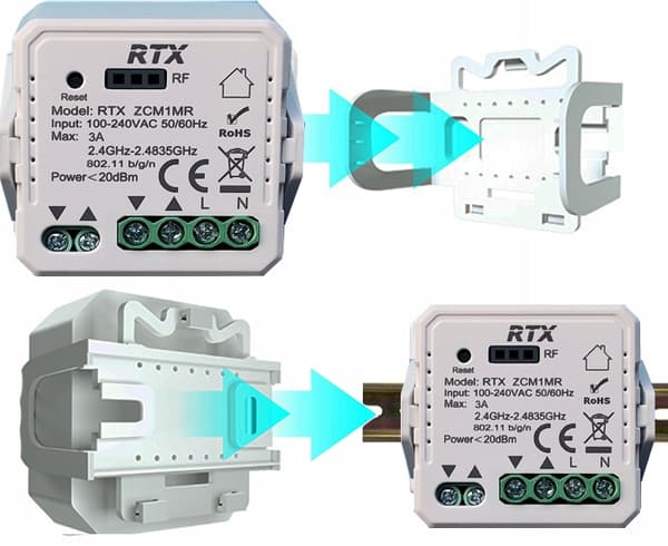 10x TUYA Rulljalusikontroller Zigbee Fjärrkontroll RFRCM GRATIS