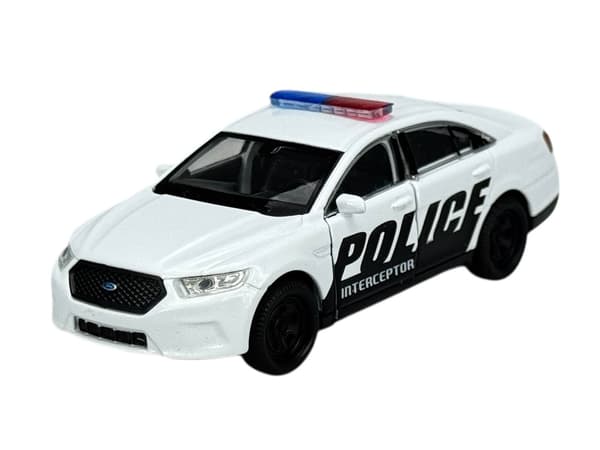 Welly Ford polis Interceptor vit 1:34 43671