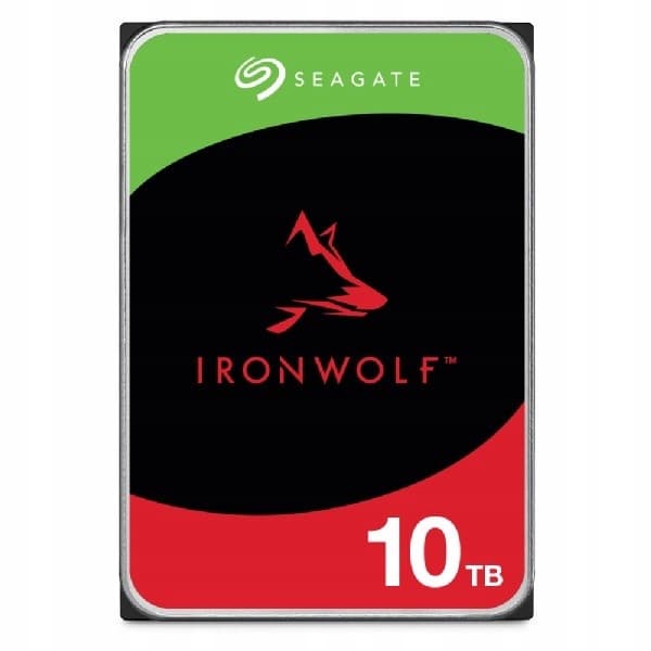 Seagate NAS IronWolf 10TB 3,5" harddisk, 7200 o/min, SATA