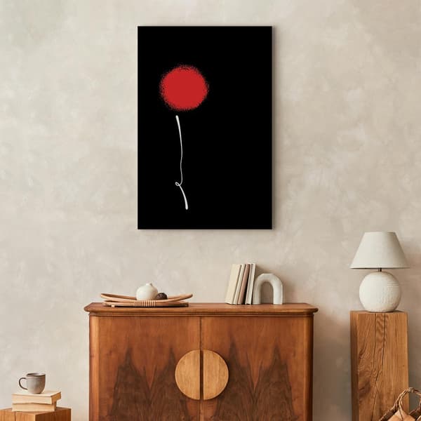 Billede - Minimalistisk blomst (1-delt) vertikal