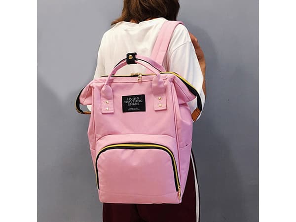 Rygsæk til barnevogn pink 36x16x27 (60) GAB_A